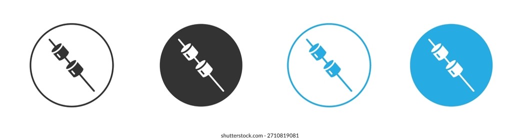 Icono de malvavisco. Plantilla de diseño de iconos gráficos