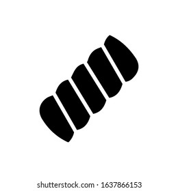 Marshmallow icon, snack vector trendy design template illustration.