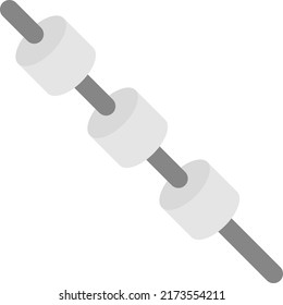 Marshmallow icon vector image. Can also be used for Food, Drinks and Confectionery. Suitable for mobile apps, web apps and print media.