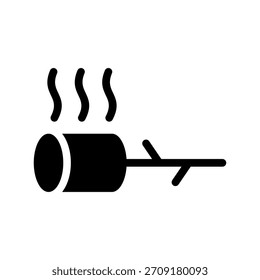 Ilustração de design de símbolo de vetor de ícone Marshmallow