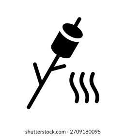 Ilustração de design de símbolo de vetor de ícone Marshmallow