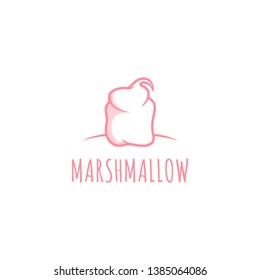 Marshmallow Logo Vector Design Template