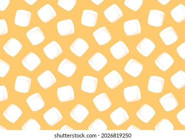 Marshmallow pattern wallpaper. background. marshmallow vector.