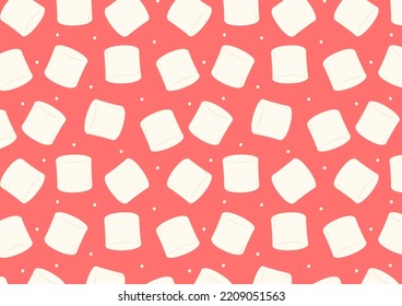 Marshmallow pattern wallpaper. background. marshmallow vector.