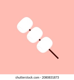 Marshmallow und Stock-Vektorgrafik. freier Platz für Text. Tapete. Marshmallow-Stock-Vektorgrafik.