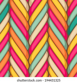 Marshmallow twist sweet seamless pattern