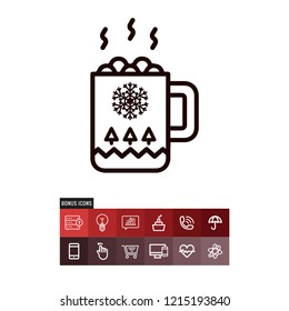 Marshmallow vector icon