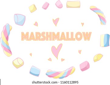 marshmallow vector image