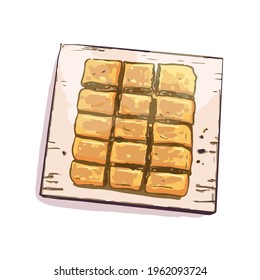 Martabak egg, typical Indonesian Asian food, you can use it on menu images, banners, pamphlets, promotions, social media, business, and others