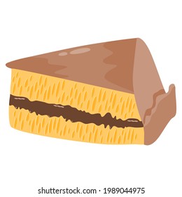 martabak manis Indonesian sweet pancake filled with chocolate