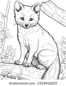Marten coloring pages for adults