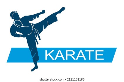 Martial art graphic in vector quality.