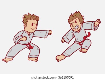 Martial art Karate