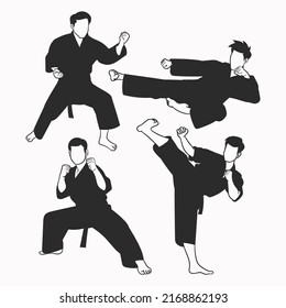 1,852 Karate kungfu silhouette Images, Stock Photos & Vectors ...
