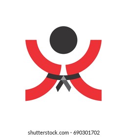 Martial Art People Logo