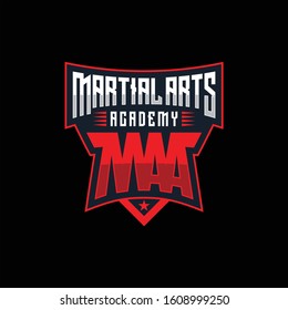 Martial Arts Academy Logo Concept E Stock Vector (Royalty Free ...