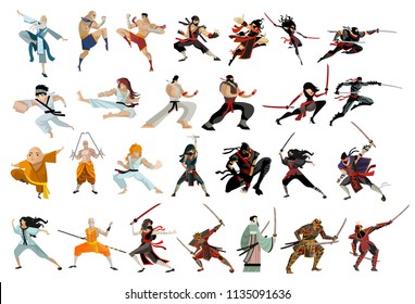 personajes de artes marciales