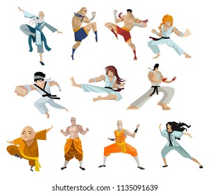 martial arts characters collection