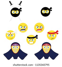 Martial arts emoticons