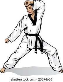 Martial arts girl