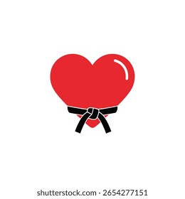 Martial arts heart passionate dedication training discipline spirit black belt achievement