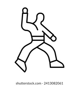 Martial Arts Icon Design For Personal And Commercial Use.