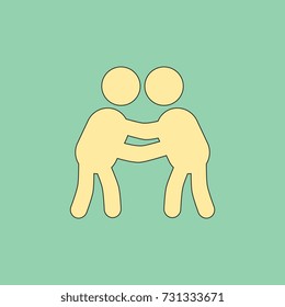 Martial Arts Judo Karate Fight Athletes Sportsman Games. Sporting Championship People Competition. Sport Infographic Martial Arts Judo Karate Fight events Vector Image