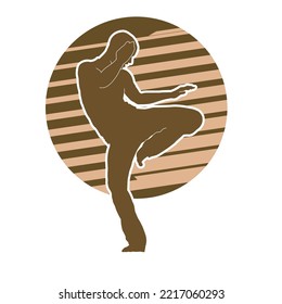Martial arts kung fu man standing posing silhouette vector