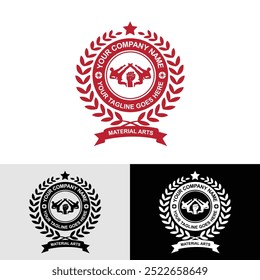 Martial Arts Logo Design Template