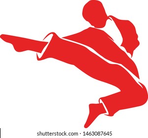 Martial arts Logo design Vector