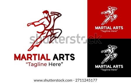 Martial Arts Logo Minimal Combat Discipline Identity