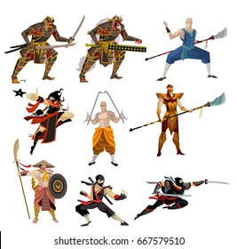 martial arts strong warriors