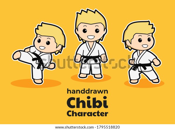 Martial Arts Themed Vector Graphic Illustration Stock Vector Royalty Free