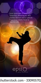 Martial arts, vector