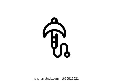 Martial Outline Icon - Pickaxe