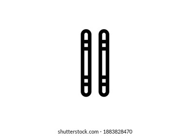 Martial Outline Icon - Stick