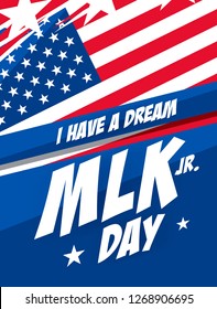 martin luther king day banner layout design vector illustration