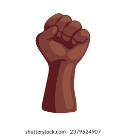 martin luther king day fist raised illustration