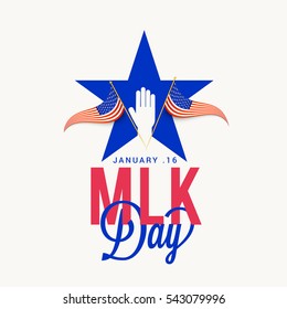 Martin Luther King Day Poster or Banner background.
