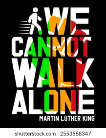 Martin Luther king day t shirt design illustration