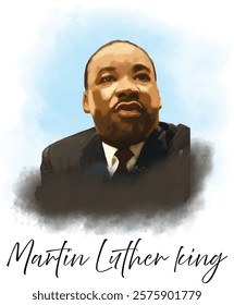 Martin Luther king day vector illustration