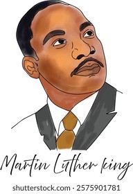 Martin Luther king day vector illustration