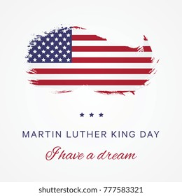 martin luther king day vector design layout for banner, poster, flyer, presentation
