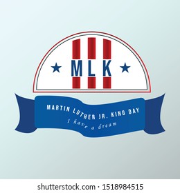 martin luther king jr. day logo, Icon vector. Simple design.