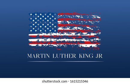 Martin Luther King Jr Day.  background design. Vector illustration EPS 10.