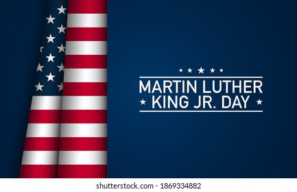 Martin Luther King Jr. Day Background Design. Vector Illustration. 