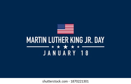 Martin Luther King Jr. Day Background. I Have A Dream. Vector Illustration. 