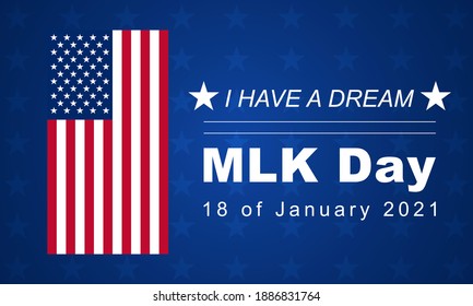 Martin Luther King Jr. Day - background, poster, card  