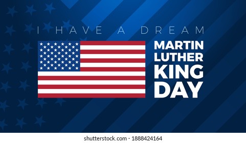 Martin Luther King Jr Day Background Stock Vector (Royalty Free ...