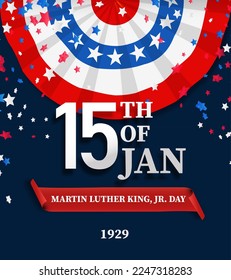 Martin Luther King Jr. Day Background Design.